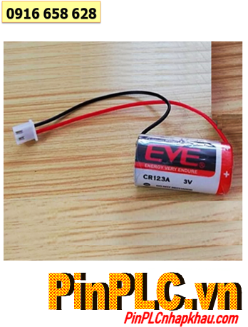 EVE CR123A (Zắc CẮM); Pin nuôi nguồn EVE CR123A / CR17345 Lithium 3v 1500mAh chính hãng 